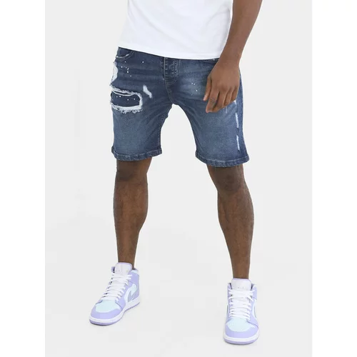 Brave Soul Jeans kratke hlače MSRT-MUNICH Modra Straight Fit