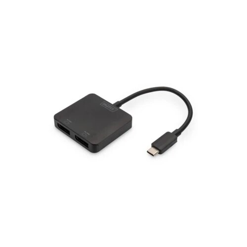 Digitus DS-45339 DisplayPort / USB-C&reg; adapter [1x USB-C&reg; - 2x ženski konektor DisplayPort] črna, (20641206) Cene