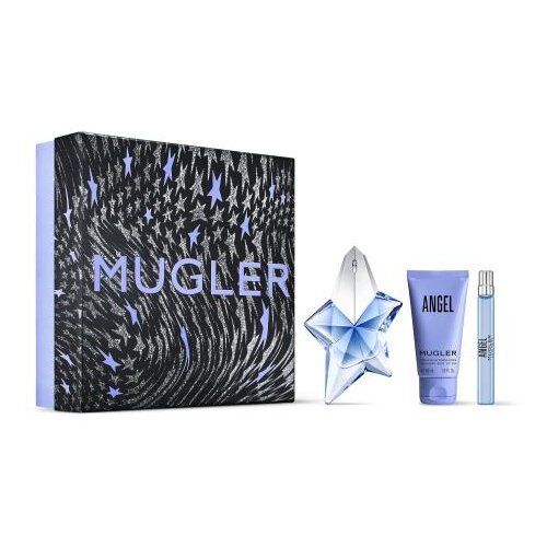 Mugler Angel za ponovo punjenje set: EDP 50 ml + EDP 10 ml + losion za tijelo 50 ml za žene Slike