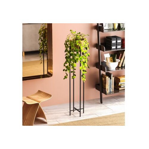 WALLXPERT decorative pot metalna crna saksija ged 024 a Slike