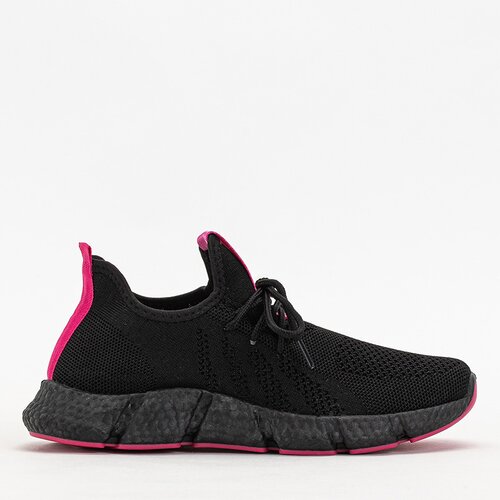 Resti Black and fuchsia women's sports shoes Bommgi - Footwear Cene