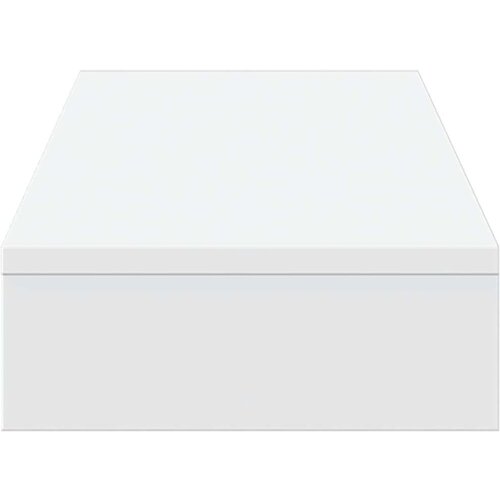 VidaXL Stalak za monitor bijeli 100 x 27 x 10 cm od konstruiranog drva Slike