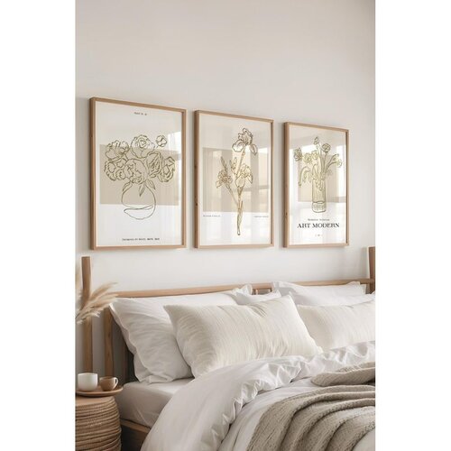 WALLXPERT &Ccedil;-300581 - 5070 multicolor dekorativni set slika (3 komada) Cene