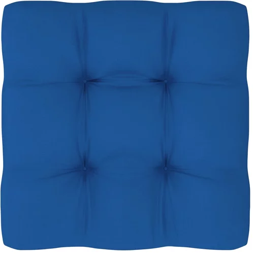 vidaXL Blazina za kavč iz palet kraljevsko modra 50x50x10 cm