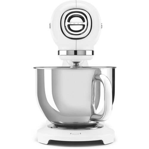 Smeg SMF05WHEU Kuhinjski stroj bel v W, stilu 50-ih let, 1000 4,8 litrski za in posoda me&amp;scaron;anje dodatki Slike