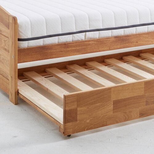 Livetastic RAZTEGLJIVA POSTELJA 90 cm x 200 cm , barve hrasta Slike