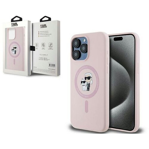  TPU Karl Lagerfeld maska za iPhone 15 Pro Max KLHMP15XSCMKCRHP Slike