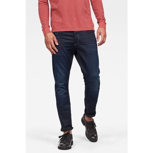 G-star Jeans - 3301 Straight Tapered Dark Blue Cijene