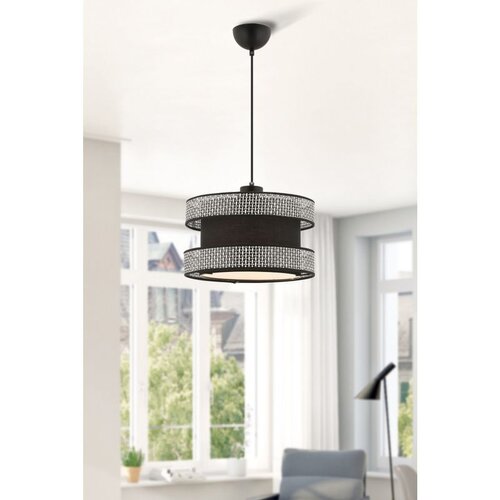 Opviq halo - grey, black greyblack chandelier Cene