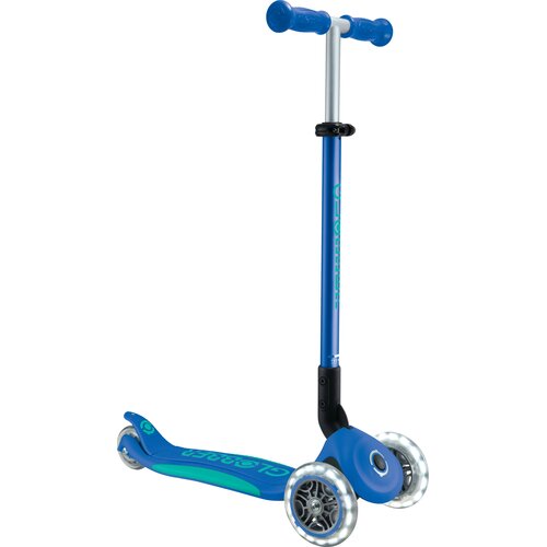 Globber Primo Foldable Plus Lights Kids Classic scooter Blue, Navy Cijene