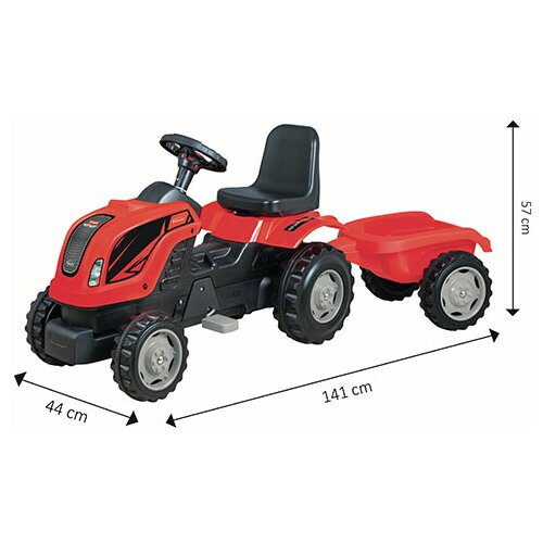  micromax globo traktor sa prikolicom crveni ( 010107 ) Cene