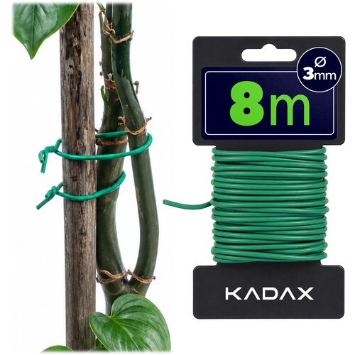 KADAX 8 m prevlečena vrtna žica za vezanje rastlin zelena žica, (5000362296) Cene