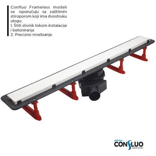Pe&amp;scaron;tan conf Frameless line 750 belo staklo Slike