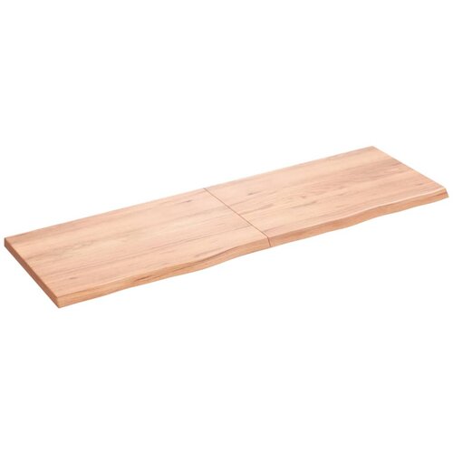 vidaXL Zidna polica svjetlosmeđa 160x50x4 cm od obrađene hrastovine Cijene