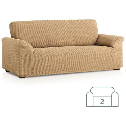 SOFA raztegljiva stretch prevleka za dvosed - kavč 130-180 cm bež eu kvaliteta Cene