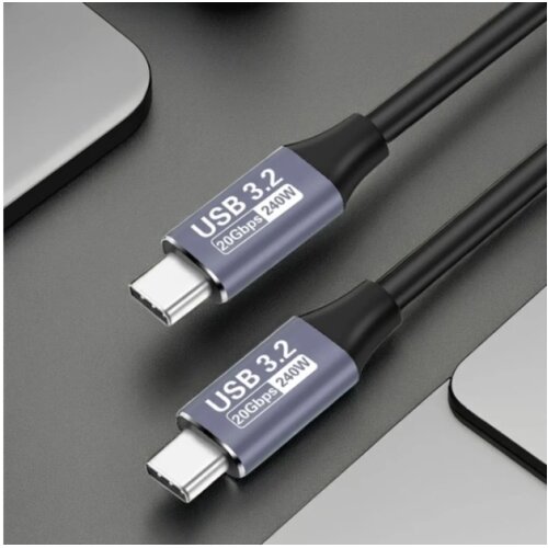 FastAsia Kabl USB 3.2 na USB 3.2 8K/60 Hz, 20Gbps, 240W 3m, crni Slike