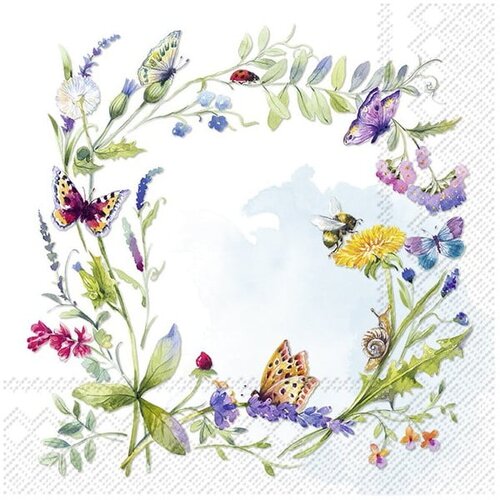 IHR Papirnate salvete u setu od 20 kom Spring Wreath - Slike