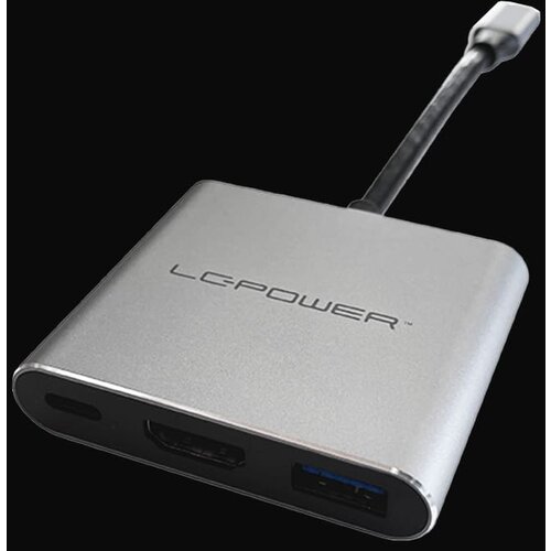  USB LC Power LC-HUB-C-MULTI-4-V2 USB Type C HUB 1xUSB3.0 ,1x Type C-chargi Slike