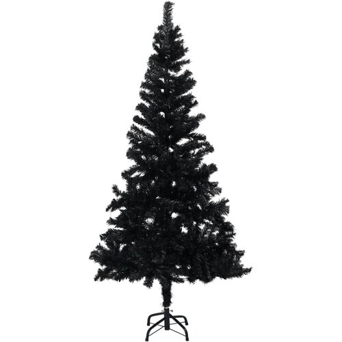  Umjetno božićno drvce sa stalkom crno 150 cm PVC Slike