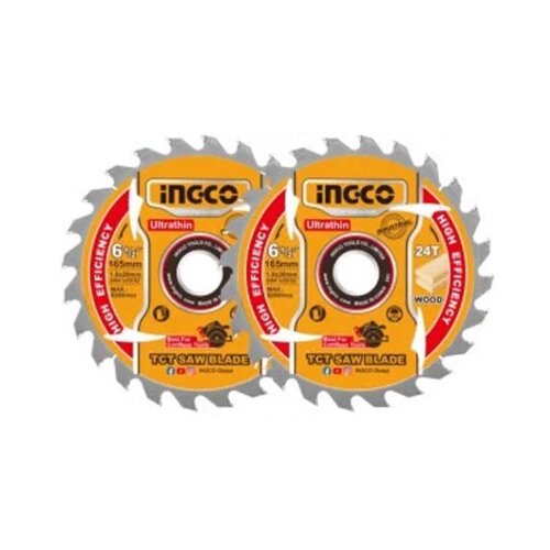 INGCO TOOLS Ploča rezna za drvo set 2/1 165mm 24T TSB1653 Cijene