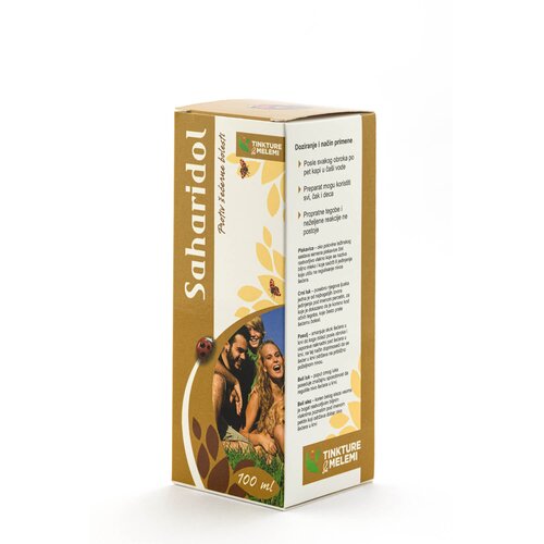 TINKTURE &amp;amp; MELEMI Saharidol Tinktura za regulisanje nivoa &amp;scaron;ećera u krvi, 100 ml Slike