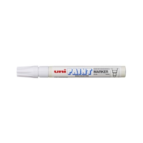 Marker permanent UNI PX-20 okrugli vrh 2,2-2,8mm bijeli Cijene