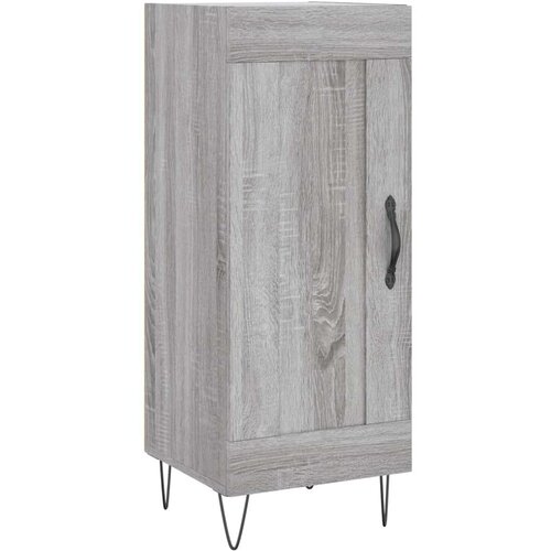 VidaXL Visoka komoda siva sonome 34 5x34x180 cm od konstruiranog drva Slike