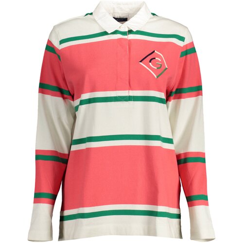 Gant WOMEN&amp;amp;#39;S PINK LONG SLEEVE POLO SHIRT Slike