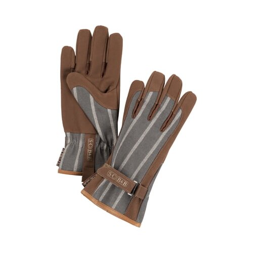 Burgon & Ball Sophie Conran - črtaste rokavice sive Cene