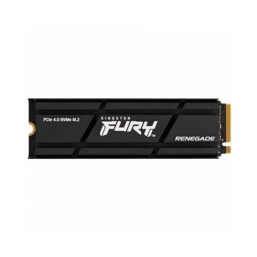 Kingston fury renegade 1TB ssd with heatsink, M.2 2280, pcie 4.0 nvme, read/write 7300/6000MB/s, random read/write: 900K/1000K iops Slike
