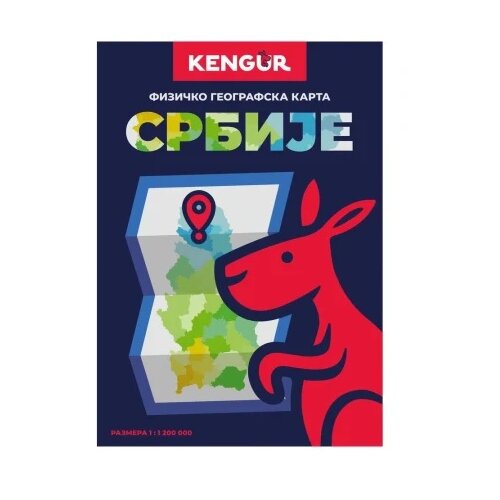  Kort fizičko geografska karta srbija ( 100020 ) Slike