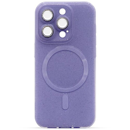  Maska za telefon MAGSAFE GLITTER za Iphone 15 Pro svetlo, Ljubičasta Cene