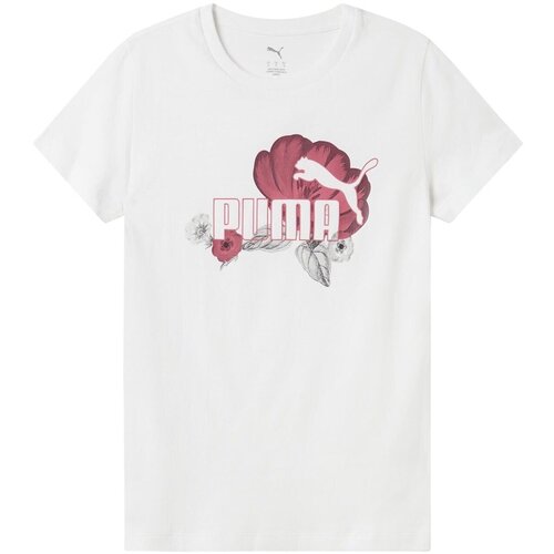 Puma Majice s kratkimi rokavi 689030 Bela Slike