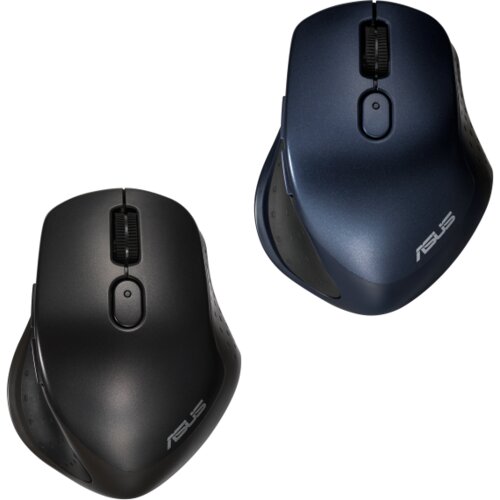 Asus Wireless mis MW203 PlaviWireless &amp;amp; Bluetooth; Silent1000/1600/2400dpi; Slike