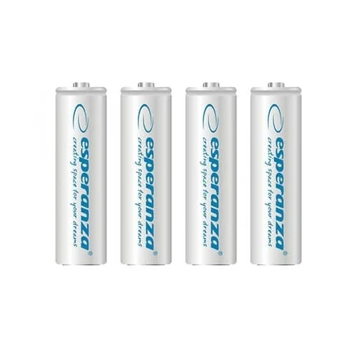 Punjive baterije ESPERANZA RECHARGEABLE Ni-MH AA 2000MAH 4kom. white, EZA104W