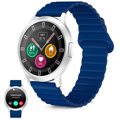 Ksix smartwatch Core3, AMOLED 1.32", 5 dana bat., IP67, mag. silik. remen,plavi Cijene