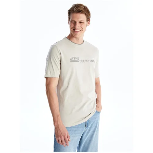 LC Waikiki LCWAIKIKI Classic Crew Neck Short Sleeve Printed Combed Cotton Men's T-Shirt