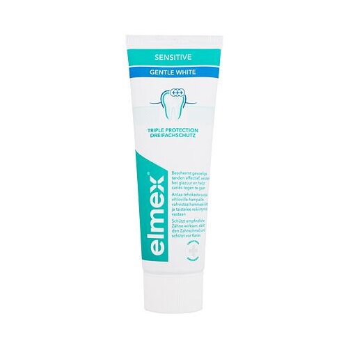 Elmex Sensitive Gentle White zubna pasta 75 ml Slike