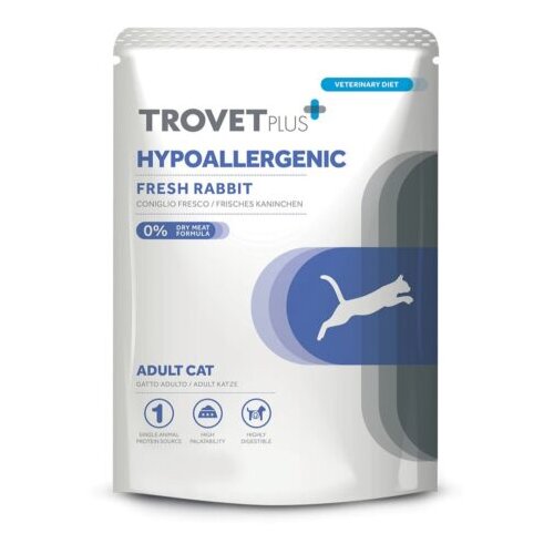 Trovet plus hypoallergenic kesica za mačke - zečetina 85g Cene