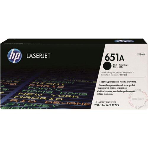 HP "Toner 651A CE340A Schwarz bis zu 13.500 Seiten" Cene