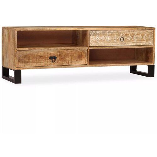 vidaXL TV omarica iz trdnega mangovega lesa 120x30x40 cm Cene
