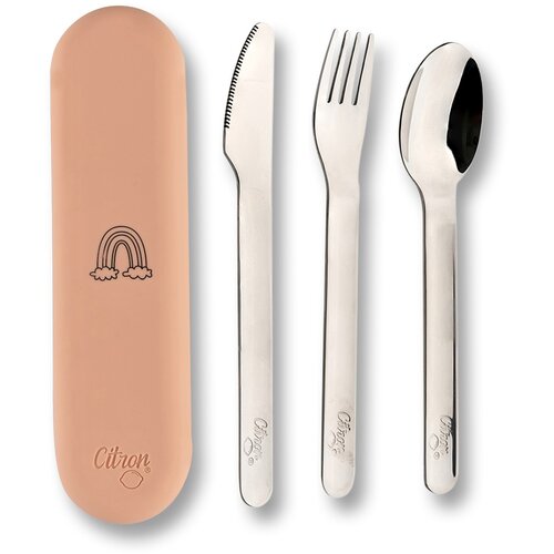 Citron pribor za jelo od nehrđajućeg čelika Unicorn Blush Pink cutlery_set_silicone_unicorn_blush_pink Cijene