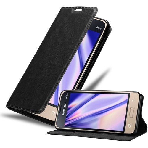 Cadorabo Case, združljiv s Samsungom v nočni črni barvi - za&scaron;čitni pokrov z magnetnim zapiranjem, stoječo funkcijo in režo za kartico, (20596466) Cene
