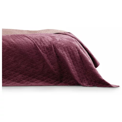 AmeliaHome Vijolično in rožnato posteljno pregrinjalo Laila Mauve, 220 x 240 cm
