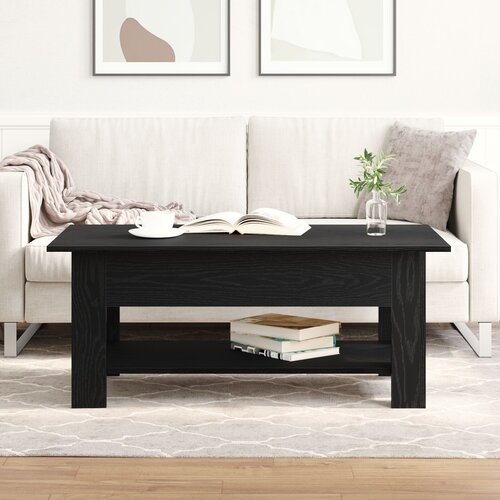 vidaXL Stolić za kavu Crni hrast Drvo 102 x 55 x 48 cm Izdržljivo Cijene