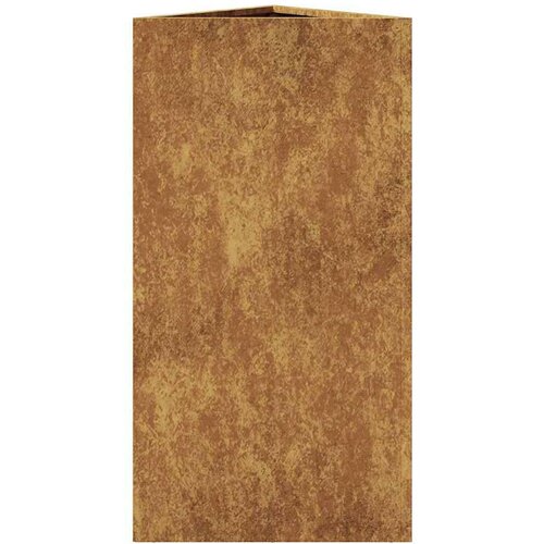 VidaXL Vrtne sadilice 2 kom trokutasta 40x34,5x70 cm od čelika COR-TEN Slike