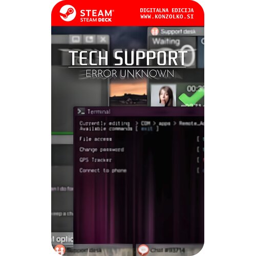 Tech Support Error Unknown - Steam koda brez &scaron;katlice (WINDOWS PC | STEAM DECK) Cene