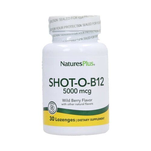 Nature's Plus shot-O-B12 Lozenges - Cherry Burst Cene