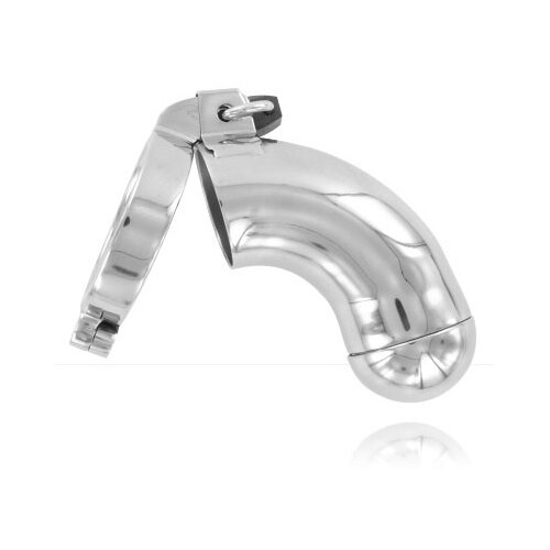 Black Label Male Chastity Device Removable Cover Stainless Steel Slike