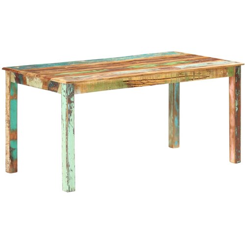  Blagovaonski stol od masivnog obnovljenog drva 160 x 80 x 76 cm Cene